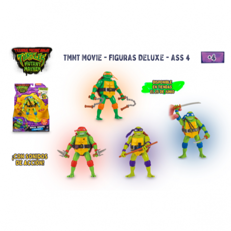 TORT. NJ TMNT MOVIE FIGURAS DELUXE 15 CM SURTIDO