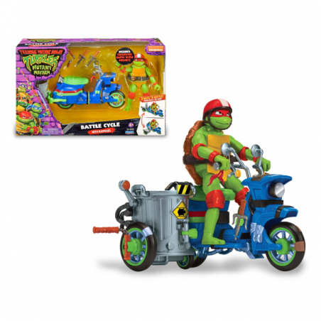 TORT. NJ TMNT MOVIE VEHICULOS CON FIGURA SURTIDO