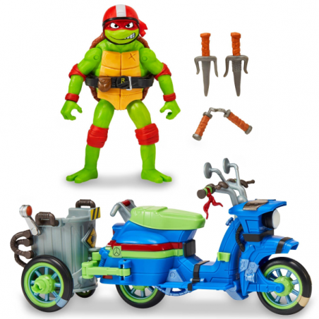 Tort. nj tmnt movie vehiculos con figura surtido