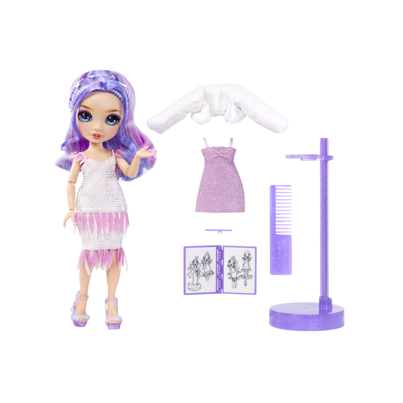 RAINBOW HIGH MUÑECA FANTASTIC FASHION DOLL VIOLET