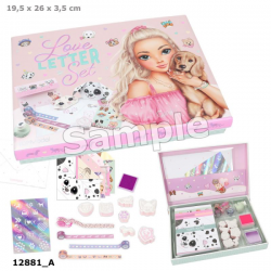 TOP MODEL SET DE CARTAS LOVE KITTY AND DOGGY