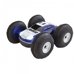 Rc 2 side stunt car flip racer 4wd con luz led