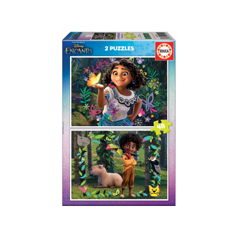 PUZZLE 2X48 PIEZAS ENCANTO DISNEY