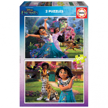 PUZZLE 2X100 PIEZAS ENCANTO DISNEY