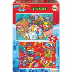 PUZZLE 2X48 PIEZAS SUPERTHINGS