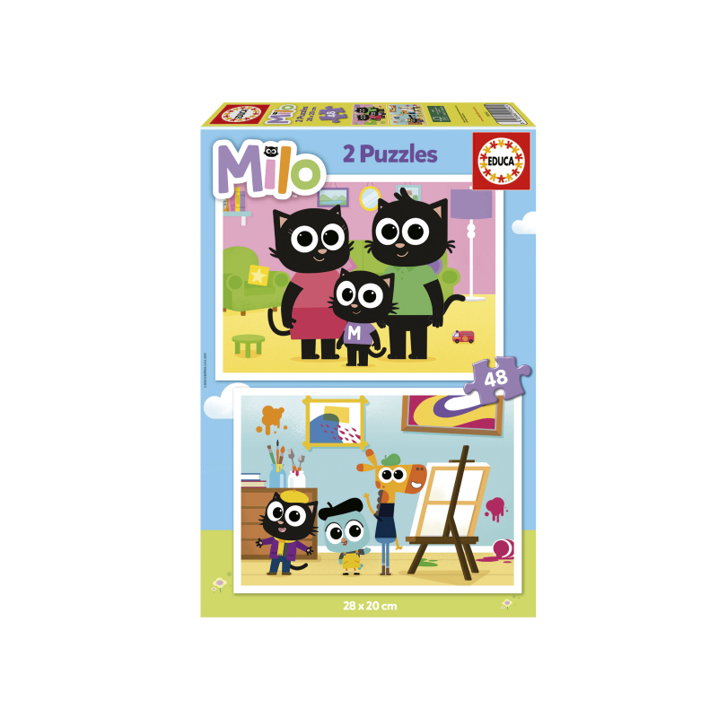 PUZZLE 2X48 PIEZAS MILO