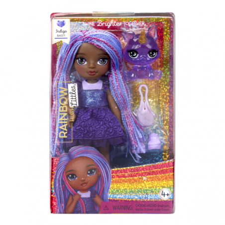 Rainbow high littles dolls- indigo (dk purple)