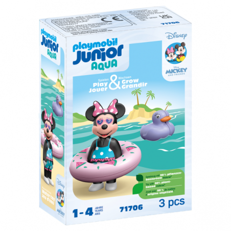 Viaje a la playa de minnie junior and disney