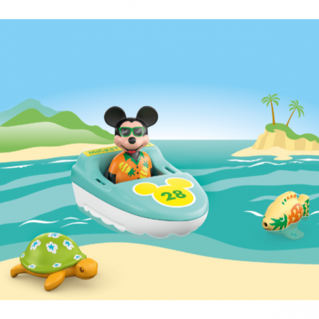 Viaje en bote con mickey junior and disney