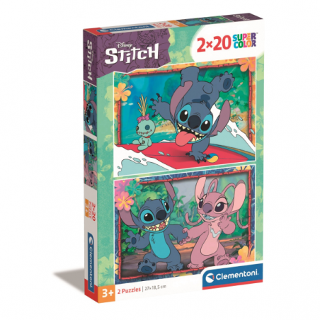 PUZZLE 2X20 DISNEY STITCH