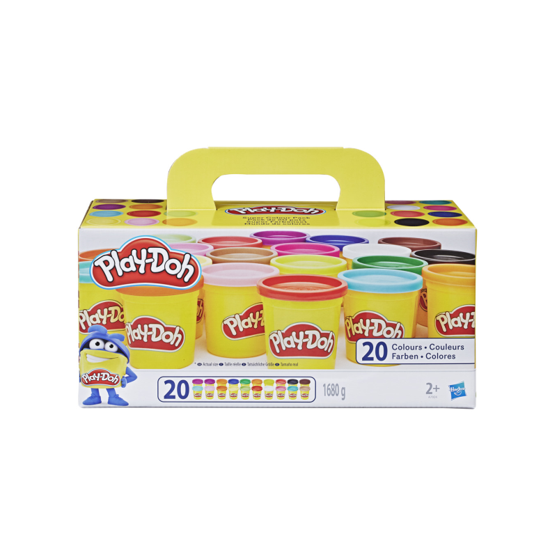 PLAYDOH PACK SUPER COLOR 20 BOTES