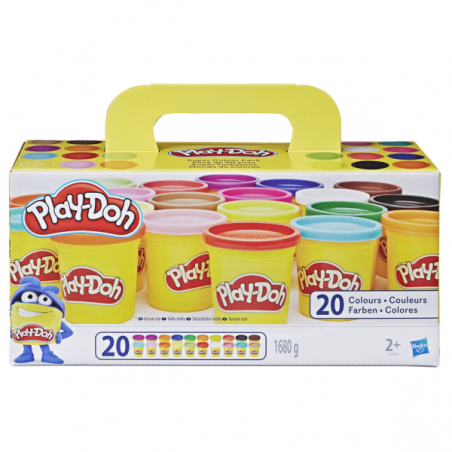 PLAYDOH PACK SUPER COLOR 20 BOTES