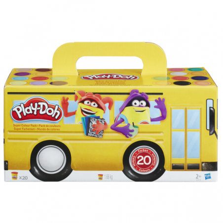 Playdoh pack super color 20 botes