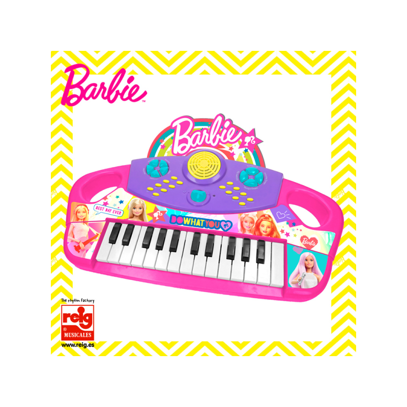 BARBIE ORGANO ELECTRONICO 24 TECLAS