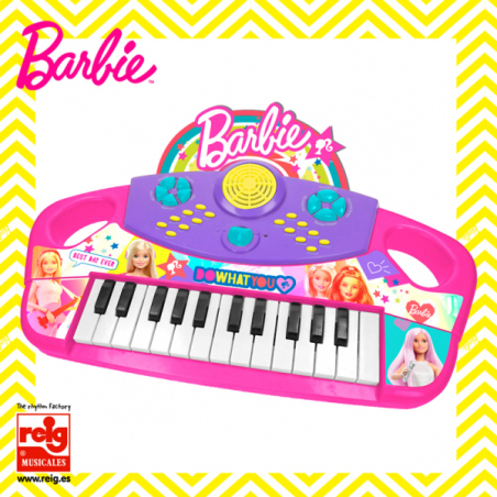 BARBIE ORGANO ELECTRONICO 24 TECLAS