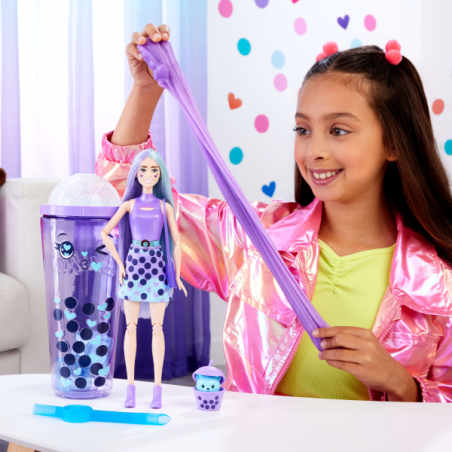 Barbie pop reveal te de burbujas leche de maranga