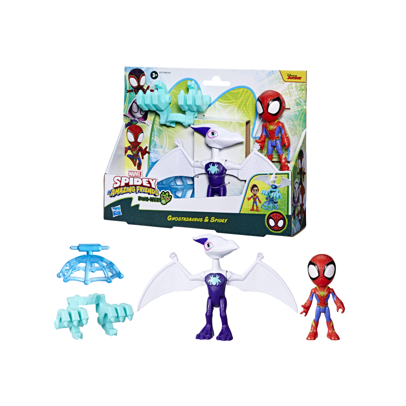 SPIDEY FIGURAS Y ACCESORIOS DINO WEBS SPIDEY