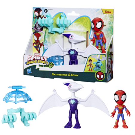 SPIDEY FIGURAS Y ACCESORIOS DINO WEBS SPIDEY