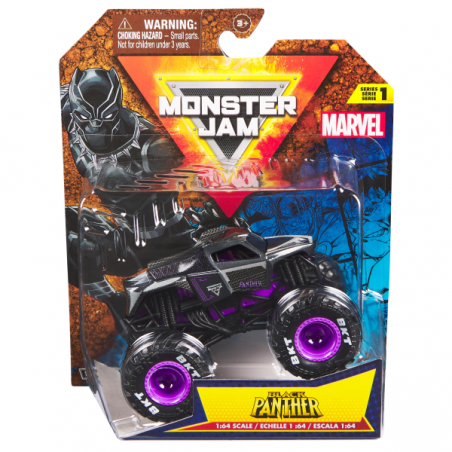 Monster jam surtido vehiculo marvel 1:64