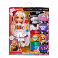 RAINBOW HIGH MUÑECA WATERCOLOR AND CREATE TIE-DYE - OJOS MARRONES