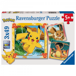 PUZZLE 3X49 PIEZAS POKEMON