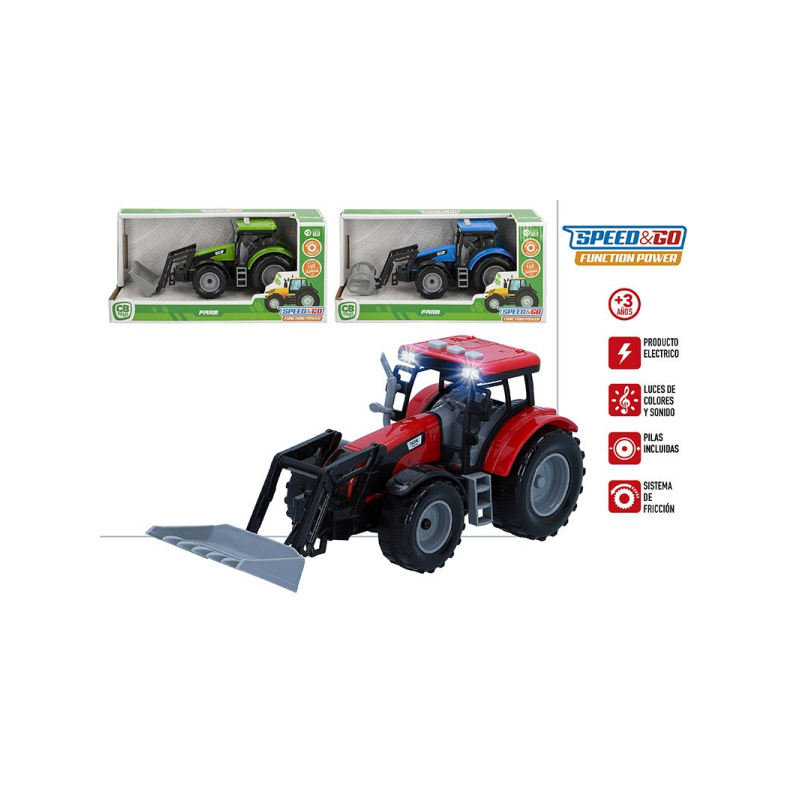 TRACTOR CON SONIDO SPEED & GO