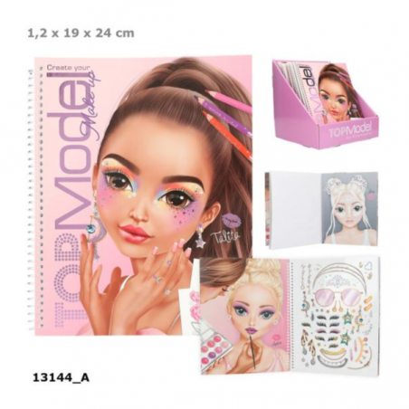 TOP MODEL MAKE-UP COLOURING BOOK