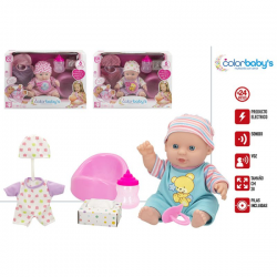 COLORBABYS MUÑECA 20 CM CON VOZ SURTIDO