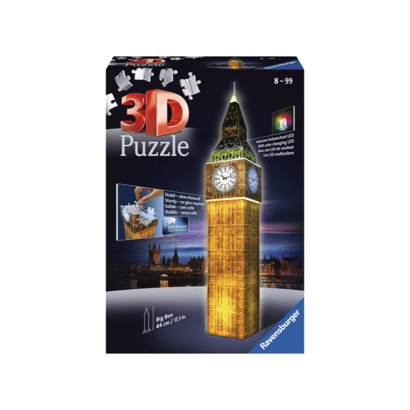 PUZZLE 3D 216 PZAS BIG BEN NIGHT EDITION