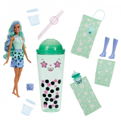 Barbie pop reveal te de burbujas te verde