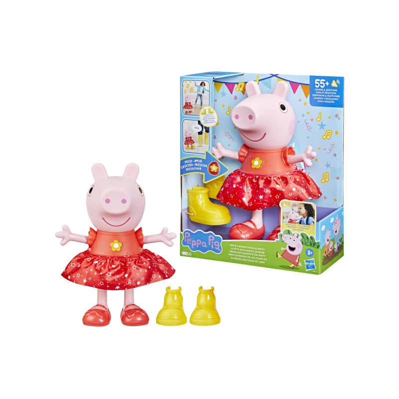 PEPPA DIVERSION EN LOS CHARCOS PEP PEPPAS MUDDY PUDDLES PARTY