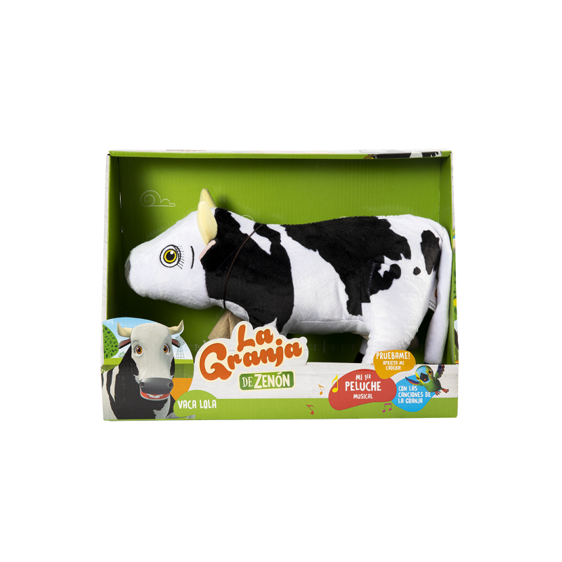 LA GRANJA DE ZENON VACA LOLA MUSICAL PELUCHE DX