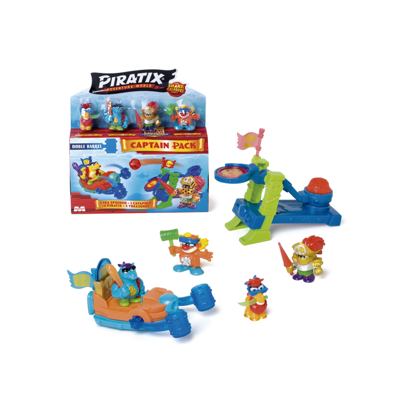 PIRATIX SHARK TREASURE CAPTAIN PACK SURTIDO