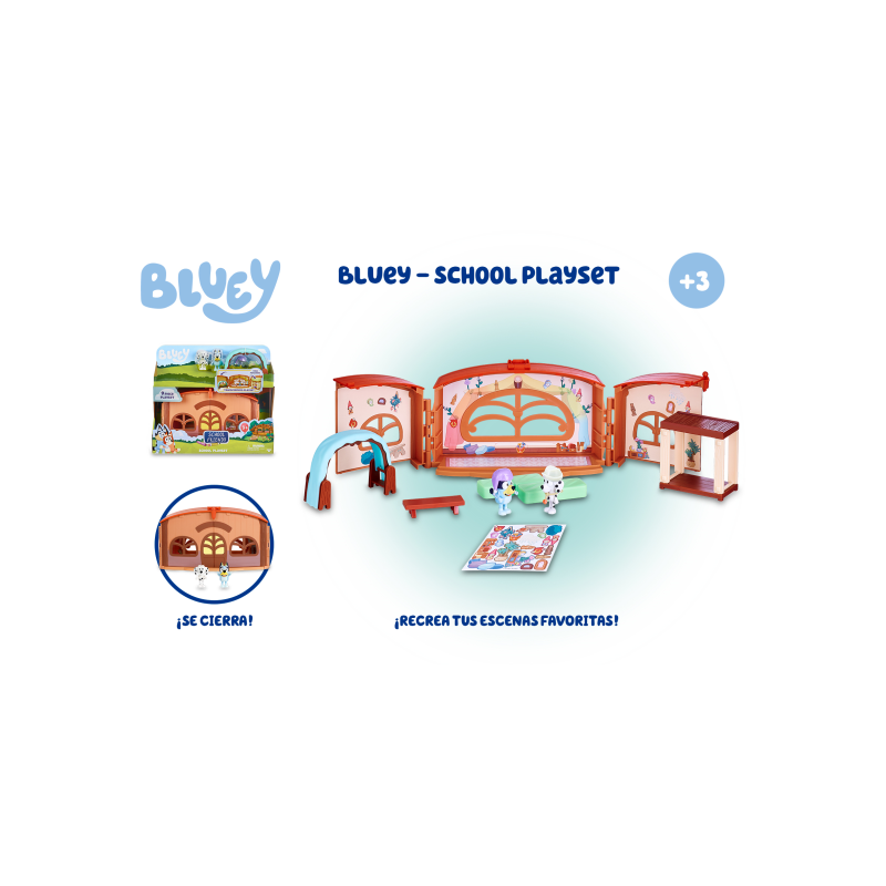 BLUEY SCHOOL PLAYSET