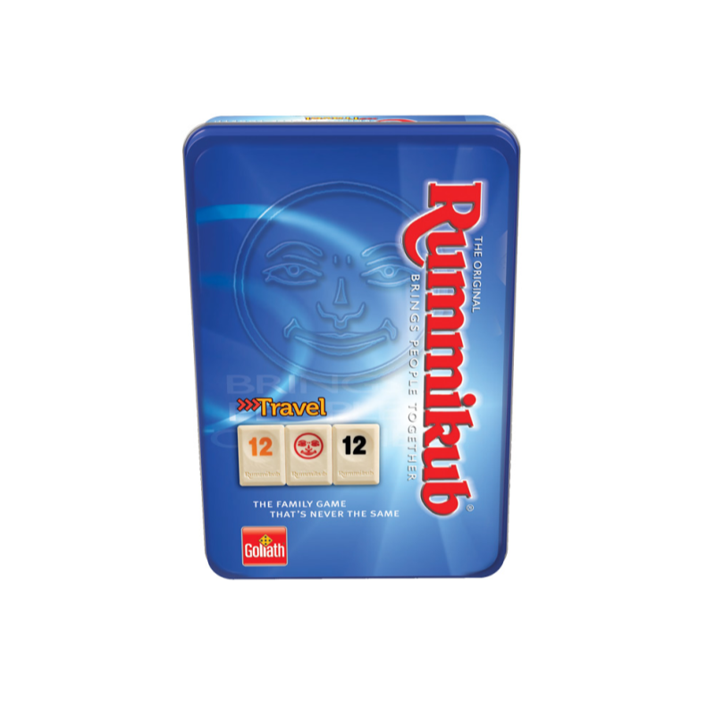 JUEGO RUMMIKUB VIAJE CAJA METALICA