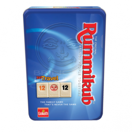 JUEGO RUMMIKUB VIAJE CAJA METALICA