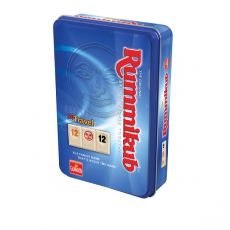 Juego rummikub viaje caja metalica