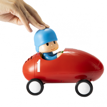 Pocoyo coche de carreras