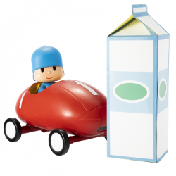 Pocoyo coche de carreras