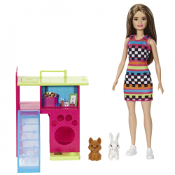 BARBIE MUÑECA CON MASCOTAS