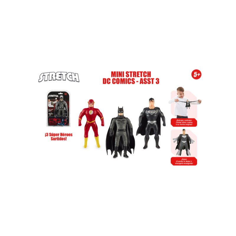 MINI STRETCH DC COMICS 18CM SURTIDO