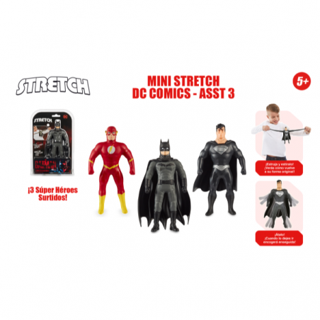 MINI STRETCH DC COMICS 18CM SURTIDO