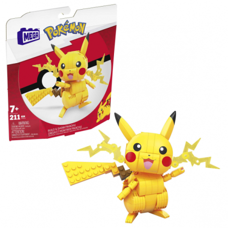 MEGA CONSTRUX POKEMON CONSTRUYE Y MUESTRA PIKACHU