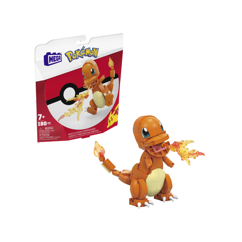 MEGA CONSTRUX POKEMON CONSTRUYE Y MUESTRA CHARMANDER