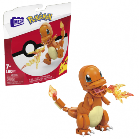 MEGA CONSTRUX POKEMON CONSTRUYE Y MUESTRA CHARMANDER