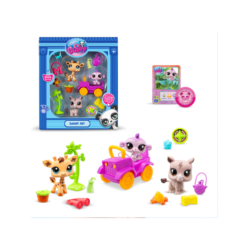 PACK DE JUEGOS SAFARI LITTLEST PET SHOP