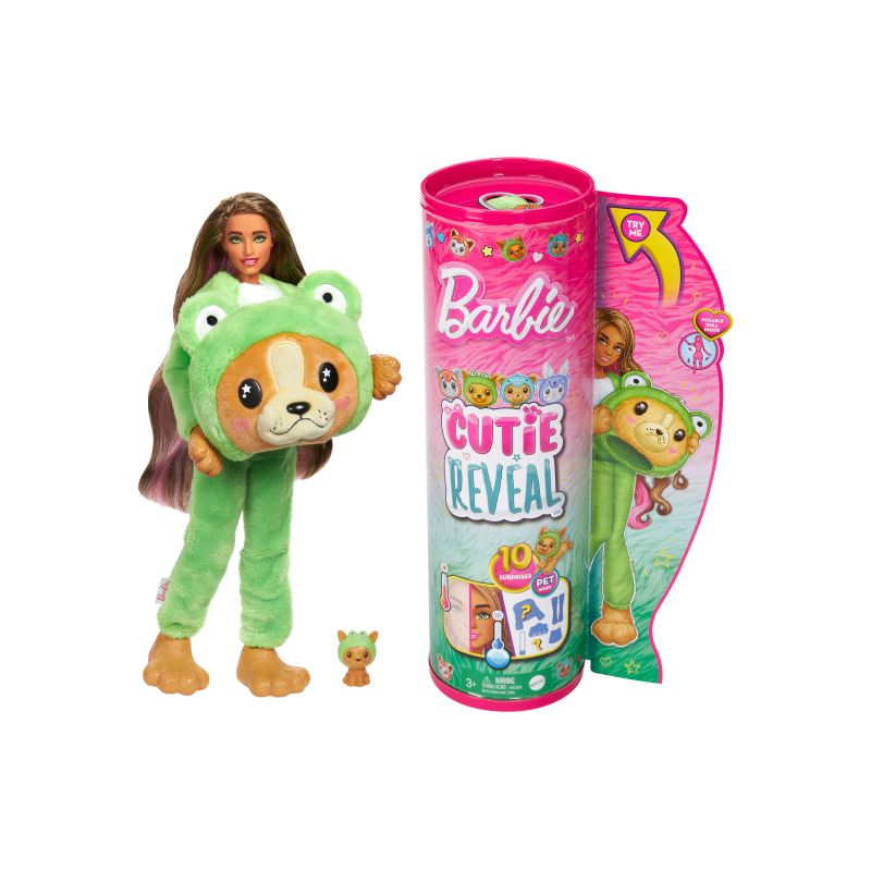 BARBIE CUTIE REVEAL SERIE DISFRACES PERRO RANA