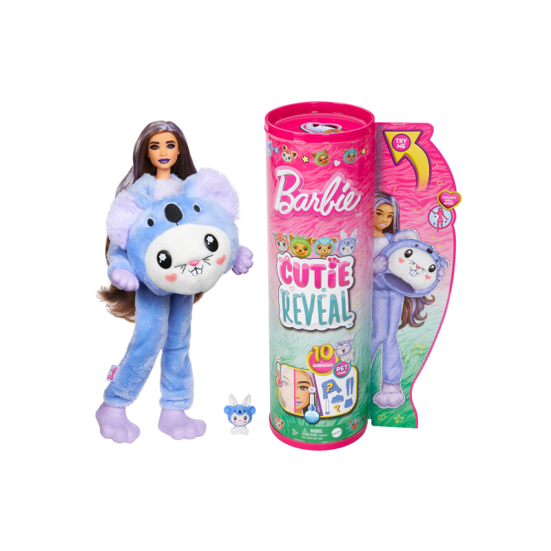 BARBIE CUTIE REVEAL SERIE DISFRACES CONEJO KOALA