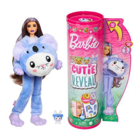 BARBIE CUTIE REVEAL SERIE DISFRACES CONEJO KOALA