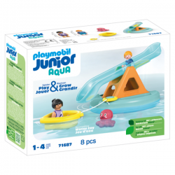 Isla de baño con tobogan junior aqua